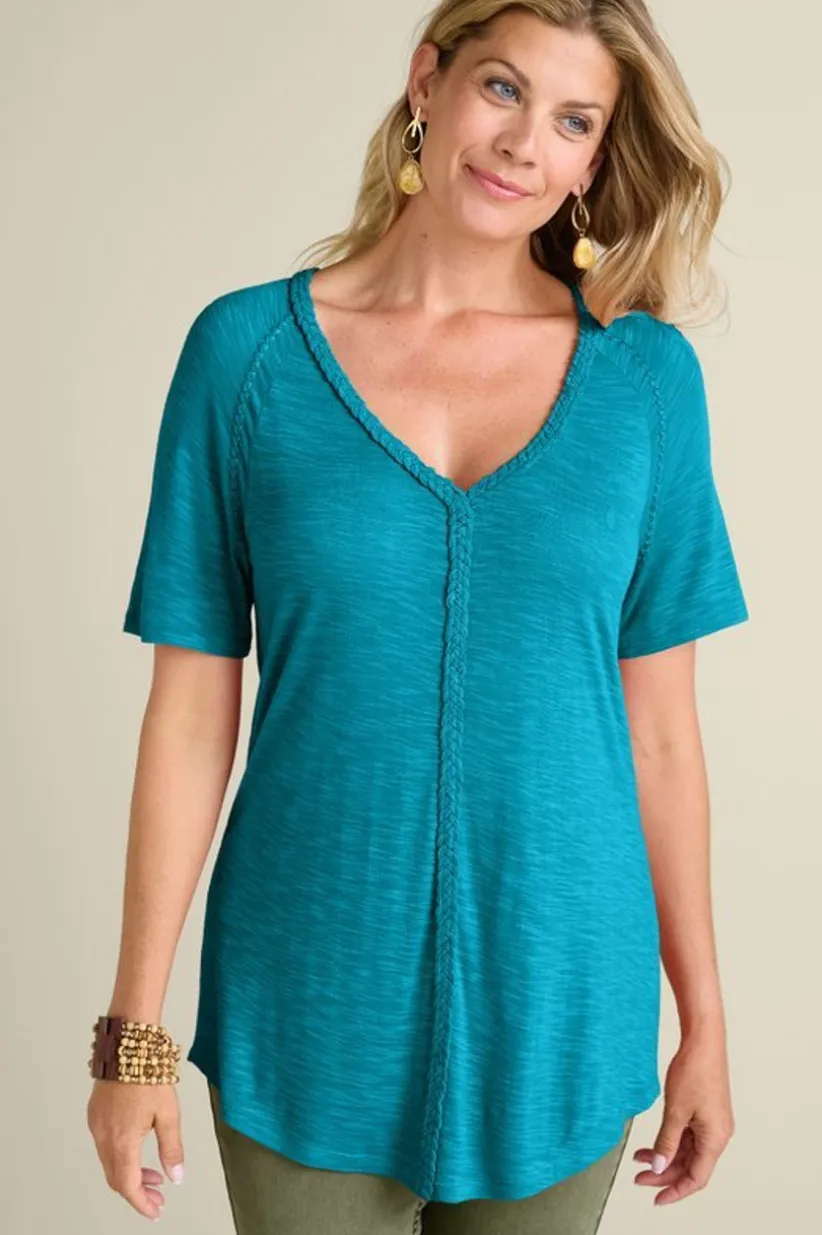 Lainey Slub Tee<Soft Surroundings Fashion