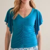 Leya Ruched Top<Soft Surroundings Best