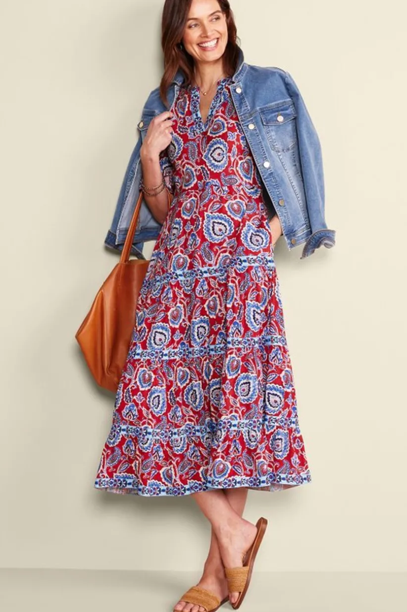 Lilith Midi Dress<Soft Surroundings Best