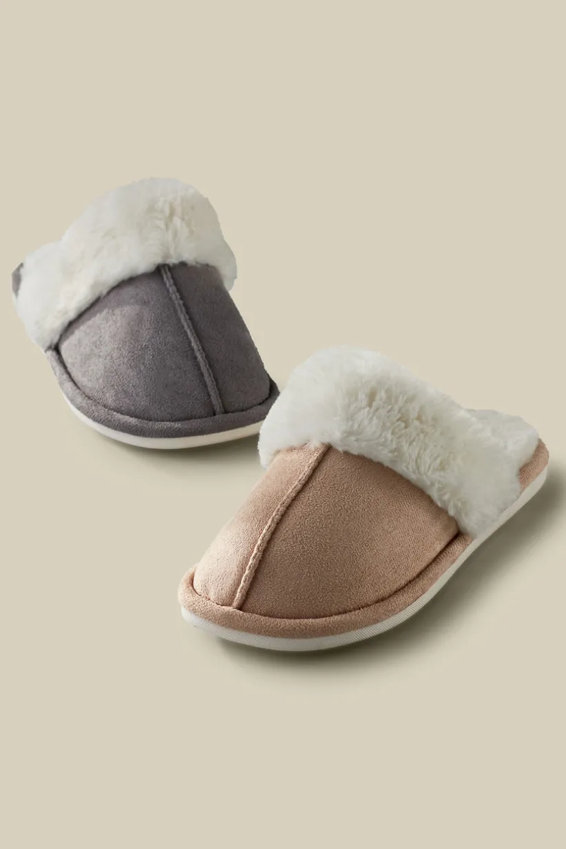 Lora Cuffed Slippers<Soft Surroundings Online