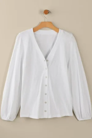 Lorna Button Front Top<Soft Surroundings New