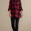 Mad About Plaid Top<Soft Surroundings Outlet