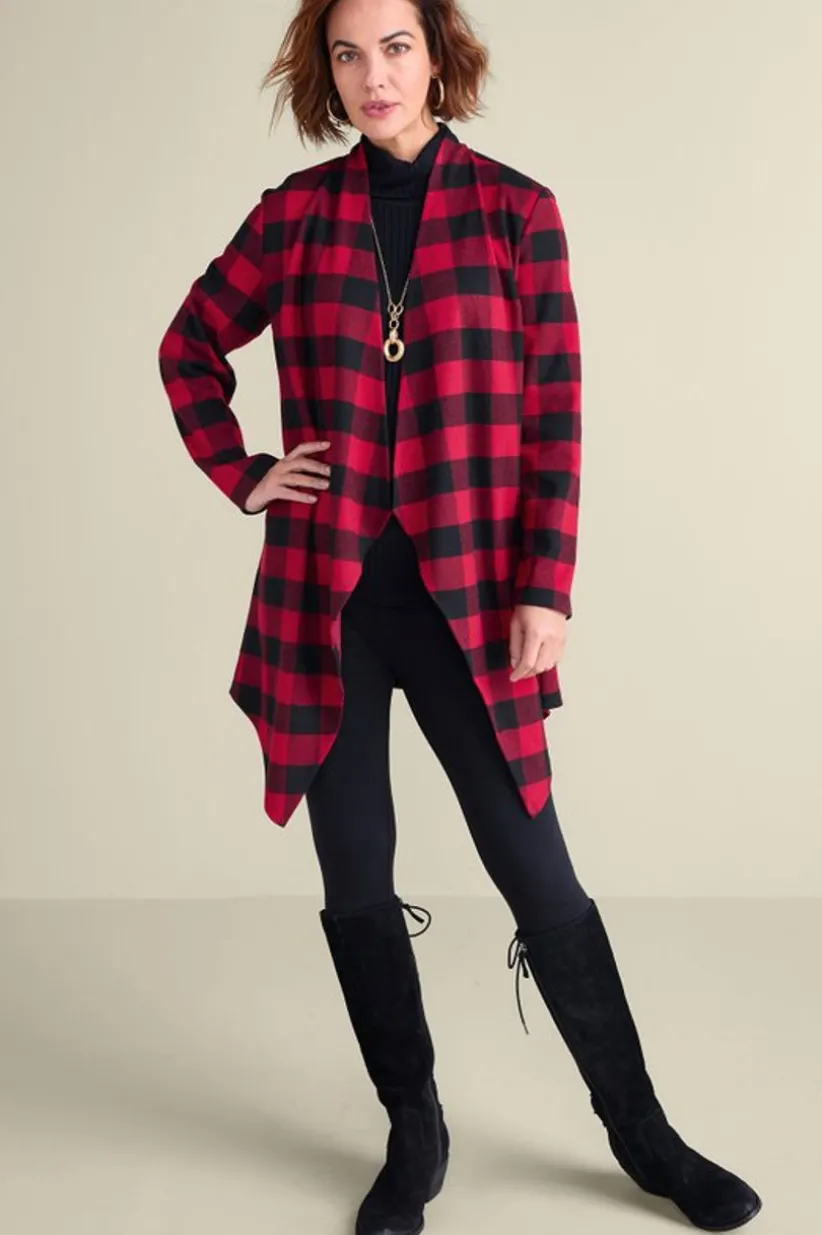 Mad About Plaid Topper<Soft Surroundings Discount