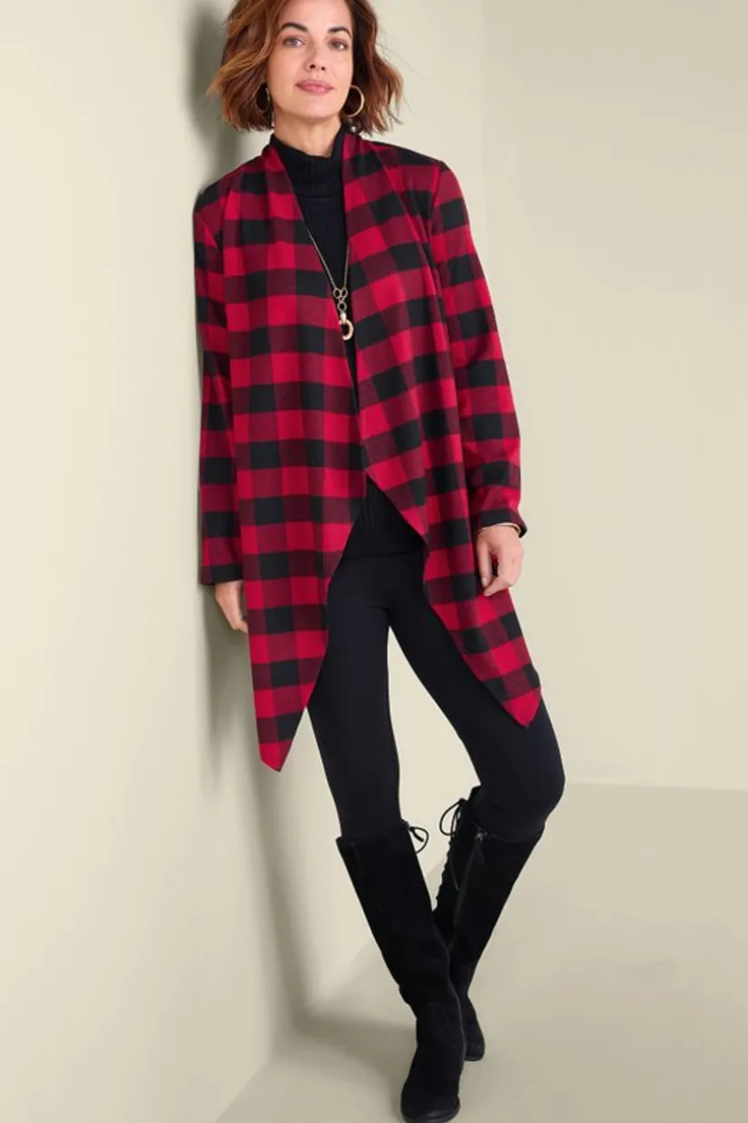 Mad About Plaid Topper<Soft Surroundings Discount