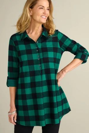 Mad About Plaid Tunic<Soft Surroundings Online