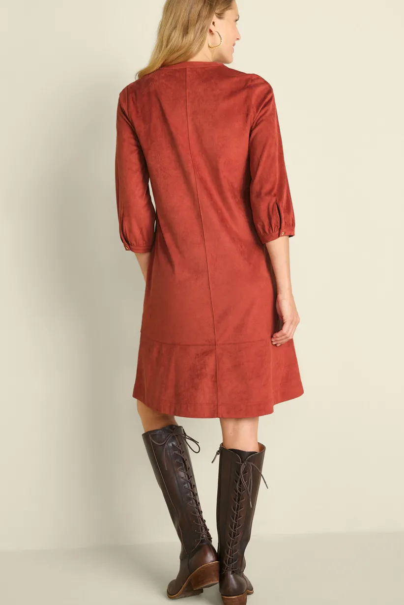 Martine Faux Suede Dress<Soft Surroundings Sale