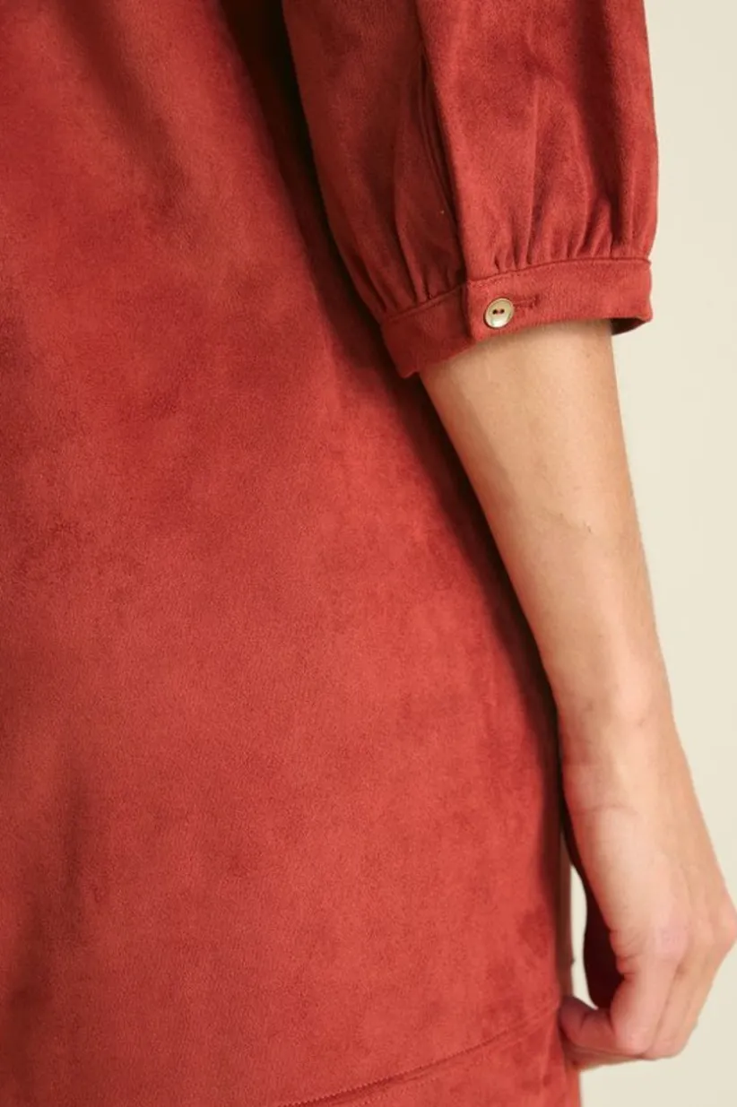 Martine Faux Suede Dress<Soft Surroundings Sale