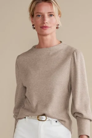 Melina Waffle Pullover<Soft Surroundings Best