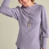 Melina Waffle Pullover<Soft Surroundings Best
