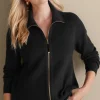 Meria Zip Cardi<Soft Surroundings Online