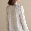 Mila Metallic Blouse<Soft Surroundings Online