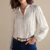 Mila Metallic Blouse<Soft Surroundings Online