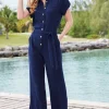 Natasha Gauze Jumpsuit<Soft Surroundings Discount
