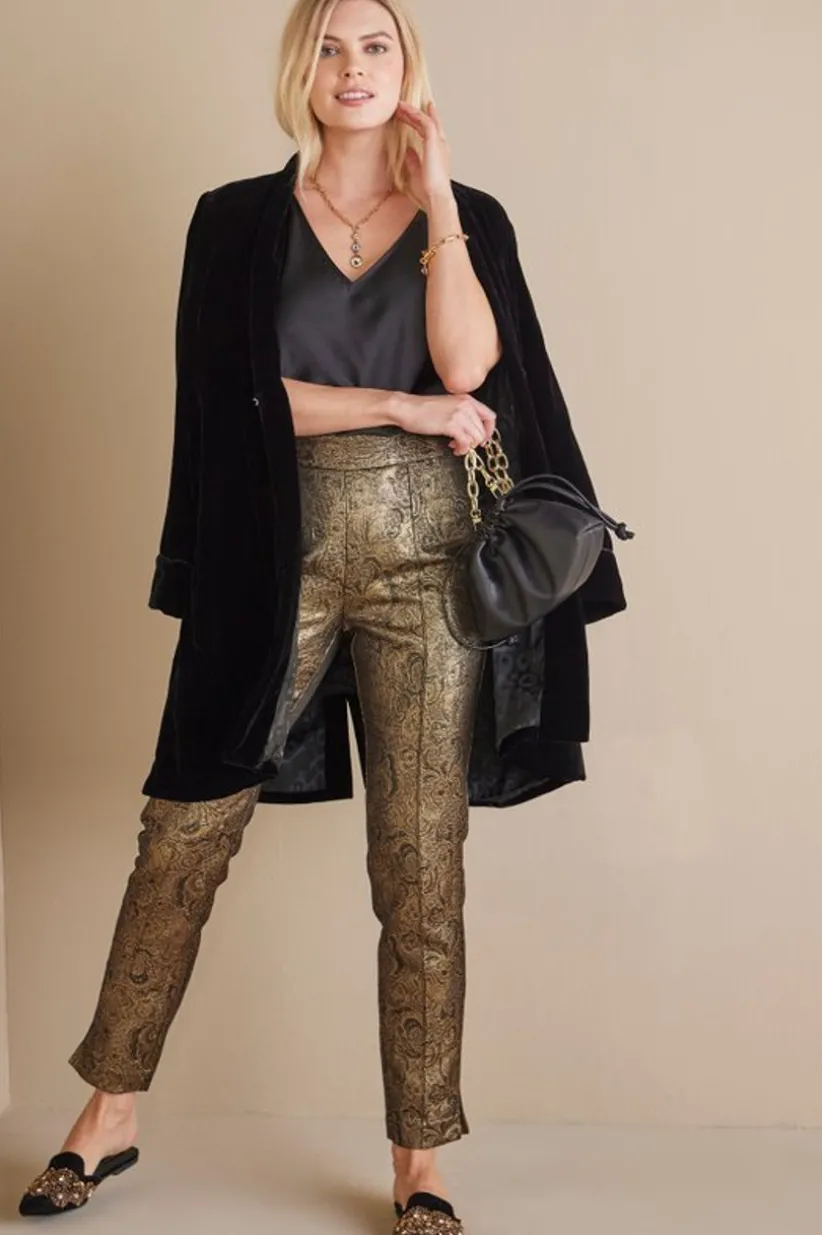 Nevina Jacquard Trouser<Soft Surroundings Hot