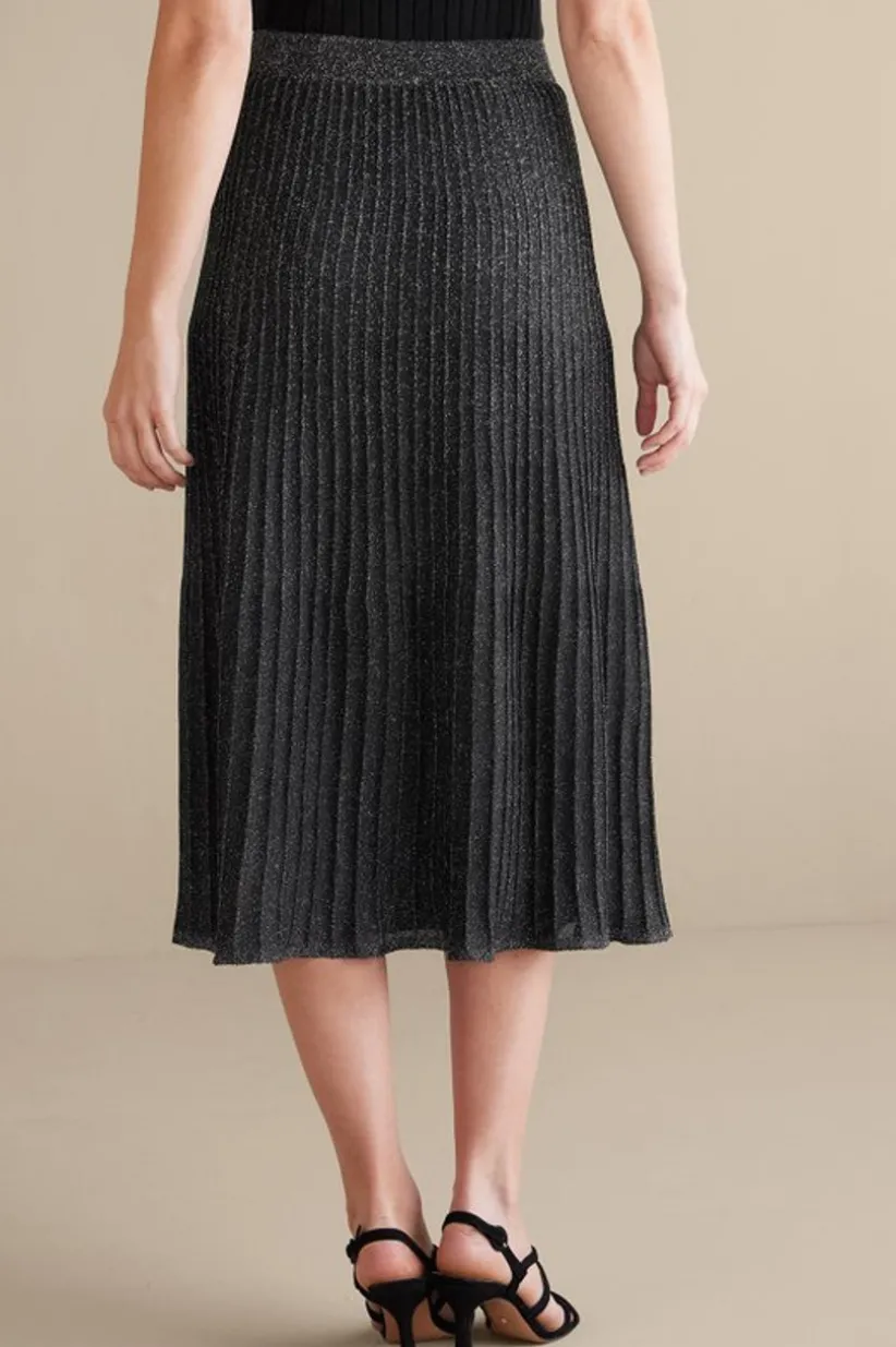 Nisha Knit Pleated Skirt<Soft Surroundings Fashion