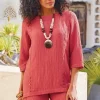 Oceo Gauze Tunic<Soft Surroundings New