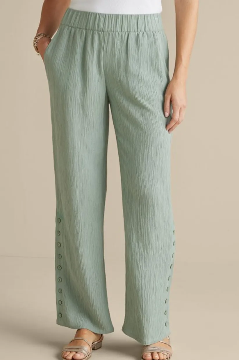 Oceo Gauze Wide-Leg Pants<Soft Surroundings Online