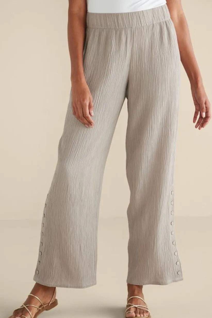 Oceo Gauze Wide-Leg Pants<Soft Surroundings Online