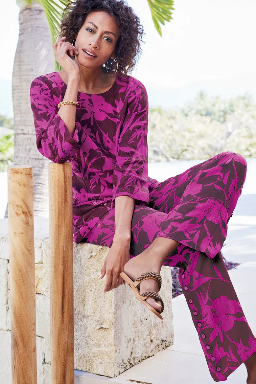 Oceo Gauze Wide-Leg Pants<Soft Surroundings Online