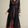 Onyx Embellished Maxi Dress<Soft Surroundings Online