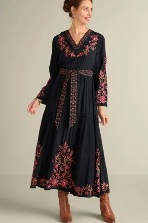 Onyx Embellished Maxi Dress<Soft Surroundings Online