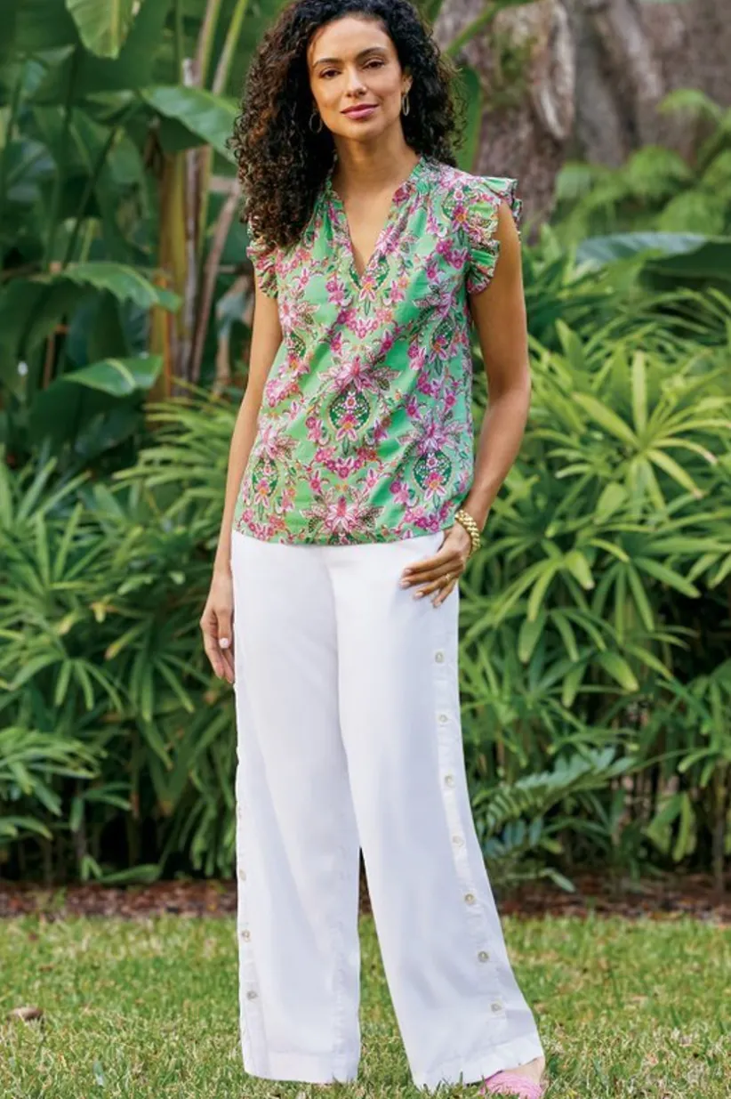 Paige Linen Blend Top<Soft Surroundings Best
