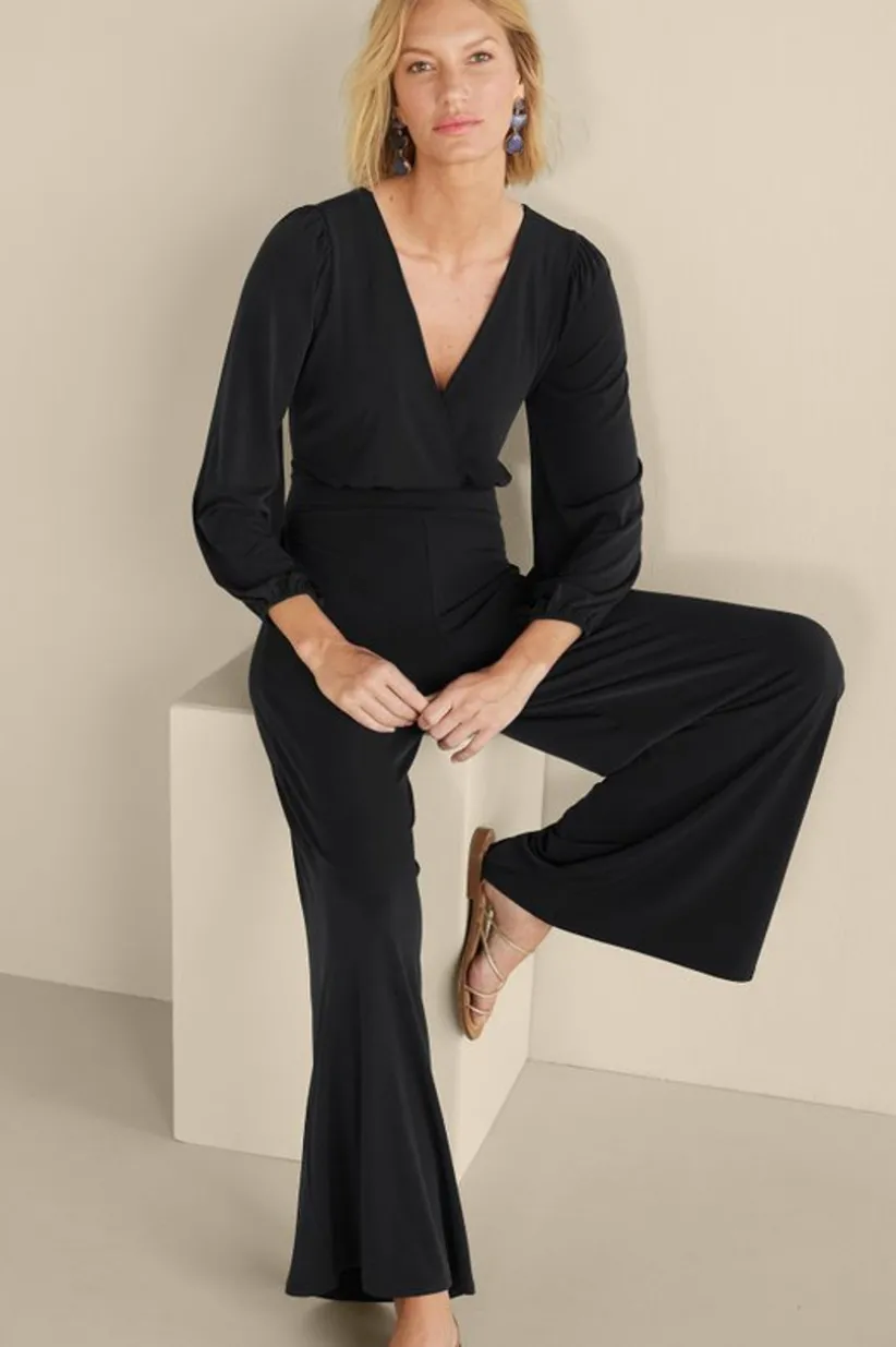 Penelope Long Sleeve Jumpsuit<Soft Surroundings Online