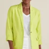 Portofino Linen Blend Boyfriend Blazer<Soft Surroundings Outlet
