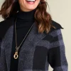 Posh Plaid Cardigan<Soft Surroundings Online