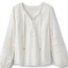 Prospera Lace Trim Top<Soft Surroundings Best