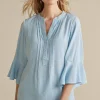 Raisa Linen Blend Top<Soft Surroundings Fashion