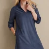 Rani Faux Suede Dress<Soft Surroundings New