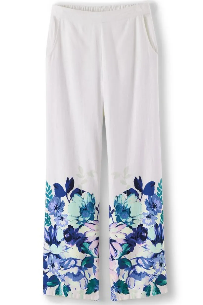 Ronna Linen Blend Wide Leg Pants<Soft Surroundings Discount