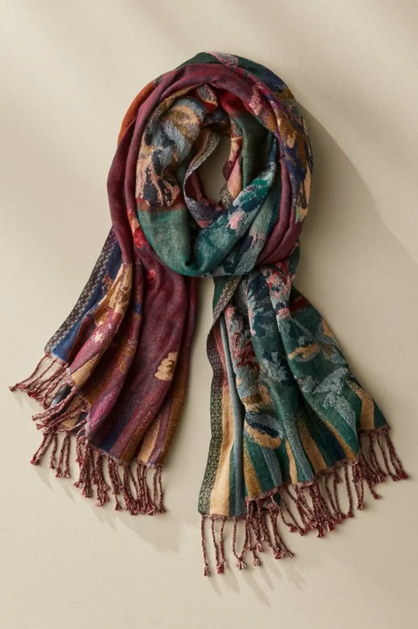 Rosy Reversible Scarf<Soft Surroundings Clearance