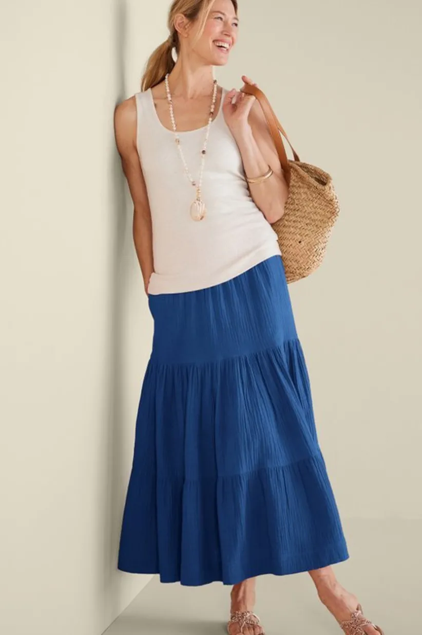 Ruari Gauze Maxi Skirt<Soft Surroundings Best