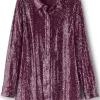 Sancerre Sequin Shirt<Soft Surroundings Outlet