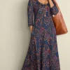 Santiago 3/4 Sleeve Dress<Soft Surroundings Online