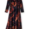 Santiago Stretch Velvet Dress<Soft Surroundings Hot