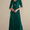 Santiago Stretch Velvet Dress<Soft Surroundings Hot