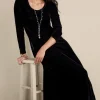 Santiago Stretch Velvet Dress<Soft Surroundings Hot