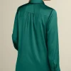 Satin Boyfriend Shirt<Soft Surroundings Hot