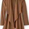 Shape Drape Faux Suede Jacket<Soft Surroundings Discount