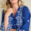 Shona Embroidered Top<Soft Surroundings Hot