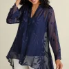 Silk Convertible Shirt & Cami<Soft Surroundings Discount