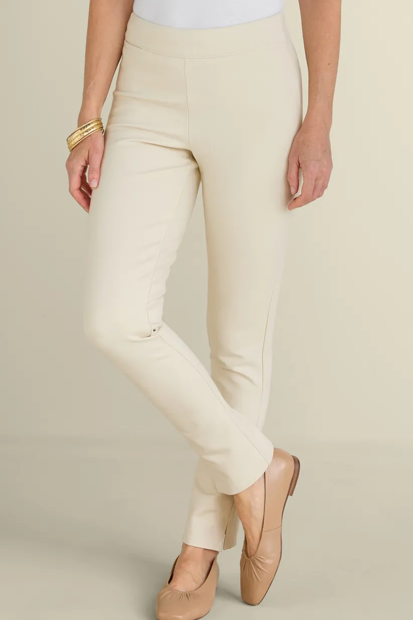 Soft Essential Ponte Slim Leg Pants<Soft Surroundings Clearance