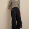 Soft Essential Ponte Wide Leg Pants<Soft Surroundings Fashion