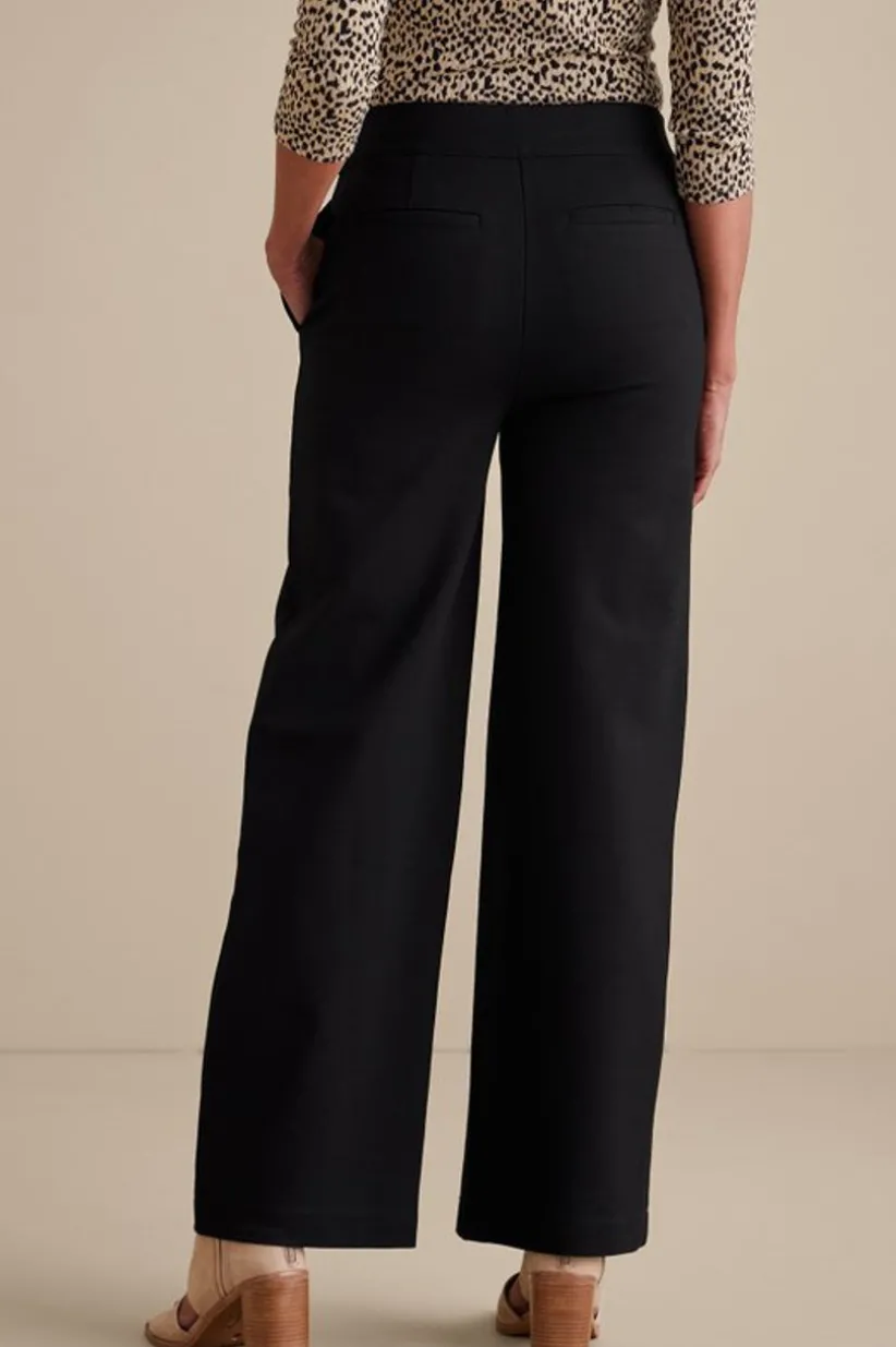 Soft Essential Ponte Wide Leg Pants<Soft Surroundings Fashion