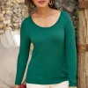 Soft Essential Ribbed Pullover Sweater<Soft Surroundings Clearance