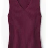 Soft Essential Ribbed Sweater Tank<Soft Surroundings Fashion