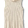 Soft Essential Ribbed Turtleneck Tank<Soft Surroundings Online